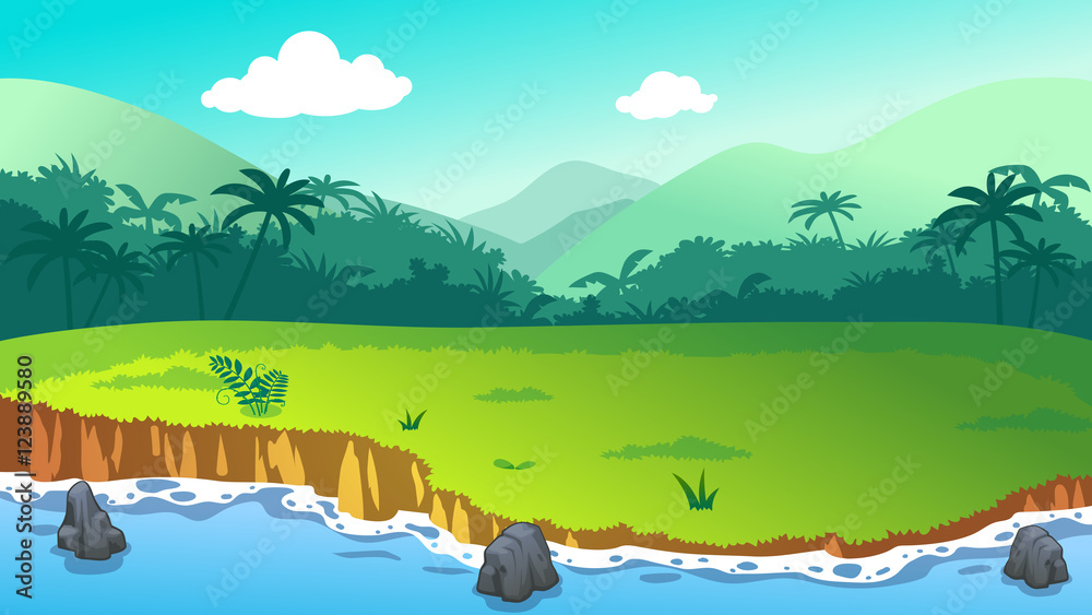 Obraz premium Jungle island