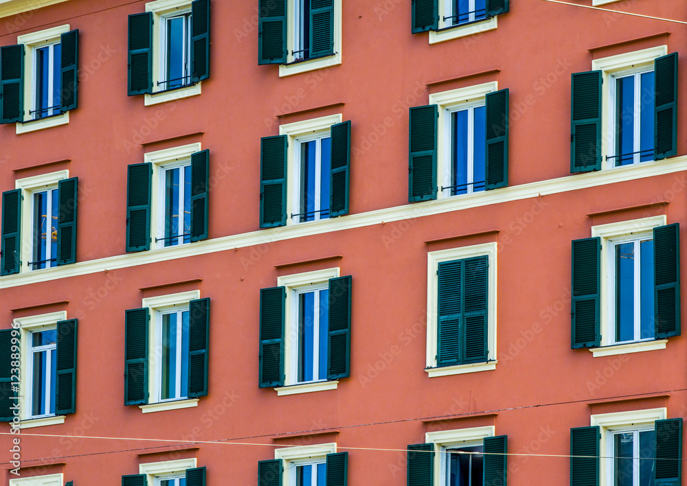 Window in Red Brick Building
