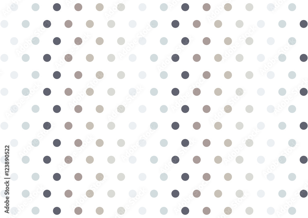 Polka dots pattern background; illustration design for wallpaper backdrop decoration