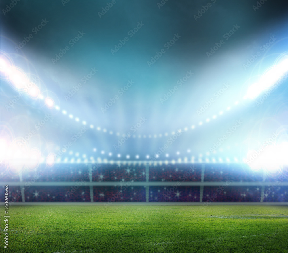 Fototapeta premium stadium in lights