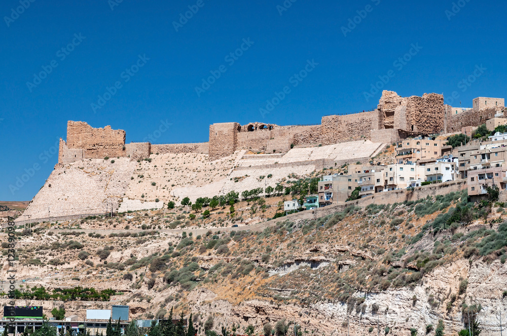 ruins of kerak castle, jordan