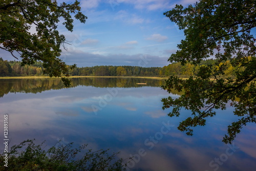 Fototapeta Naklejka Na Ścianę i Meble -  Lake in South Bohemia
