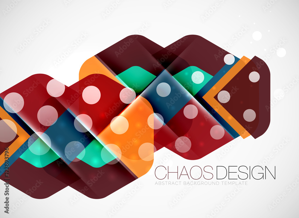 Geometric abstract background Geometric abstract background