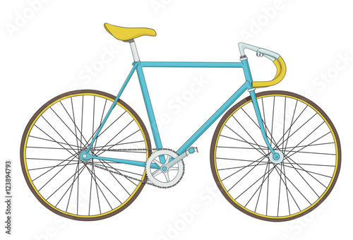 Hipster bicycle detail