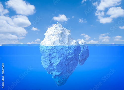 iceberg floating