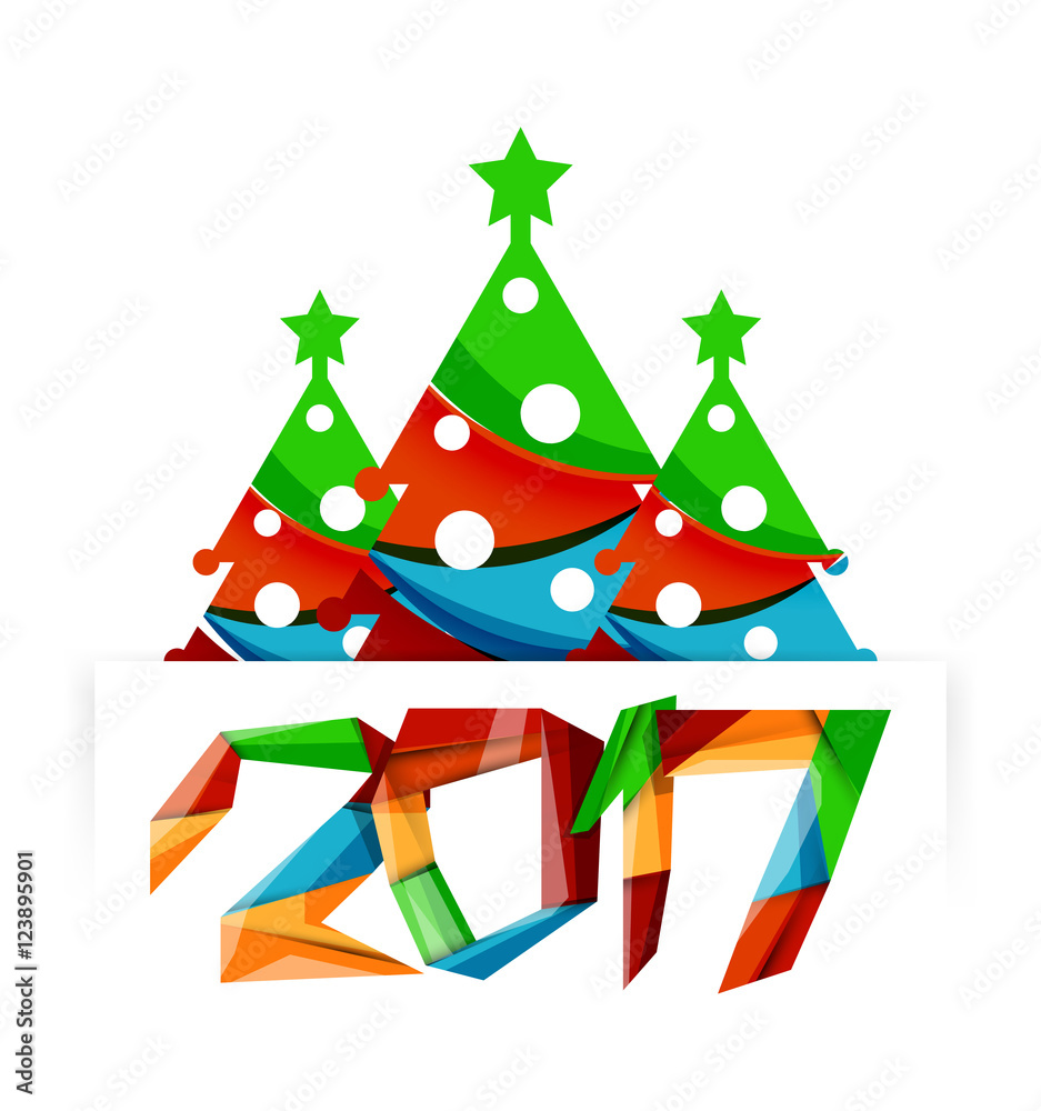 2017 Christmas and New Year Geometric Banner 2017 Christmas and New Year Geometric Banner