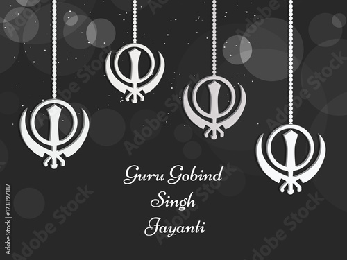 Guru Gobind Singh jayanti background