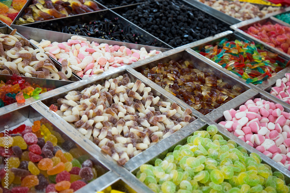 Candy and Jelly for sale at the Grand Bazaar