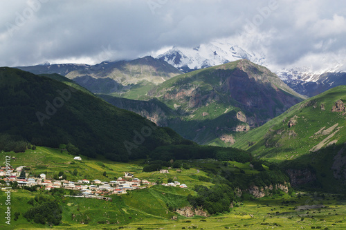 the majestic splendor of the Caucasus mountains