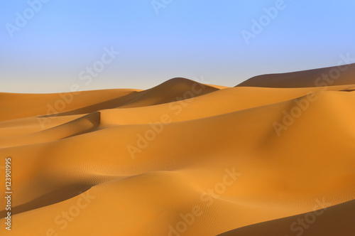 Fototapeta Naklejka Na Ścianę i Meble -  Sand Dune in Desert - Female Body
