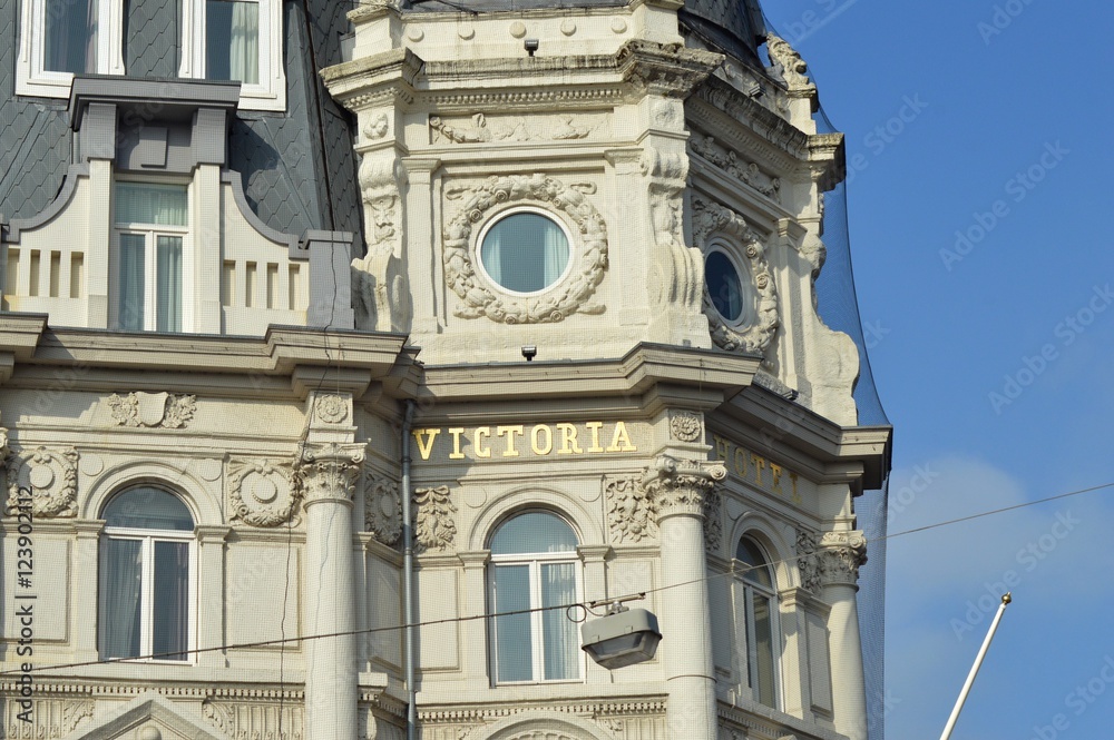 Obraz premium Building in the city of Amsterdam