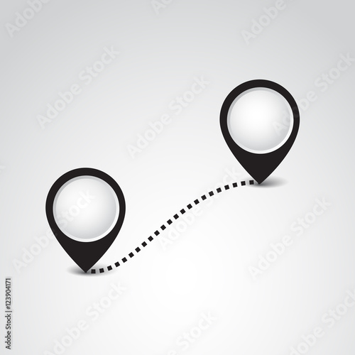 Pointer butttons vector art.