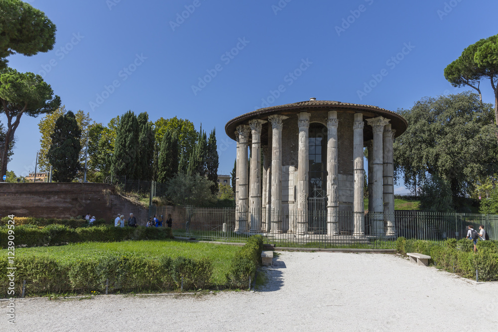 Forum Boarium, Tempel des Hercules Victor, Rom, Italien
