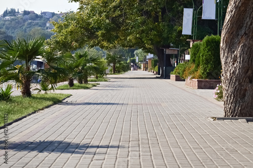 Pavement in Dojran