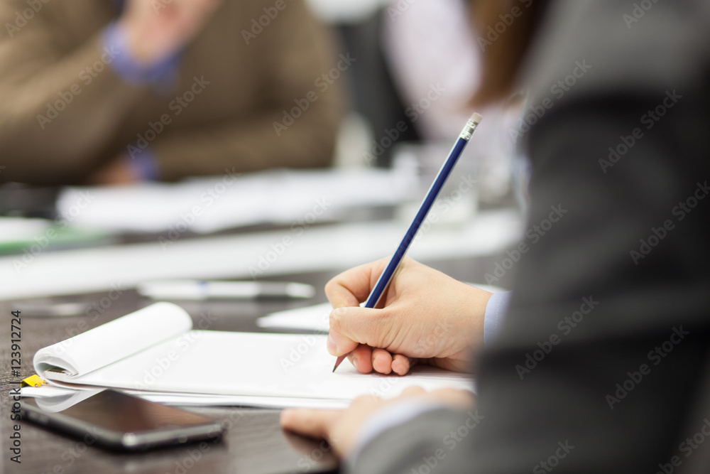 taking notes at the seminar taking notes at the seminar