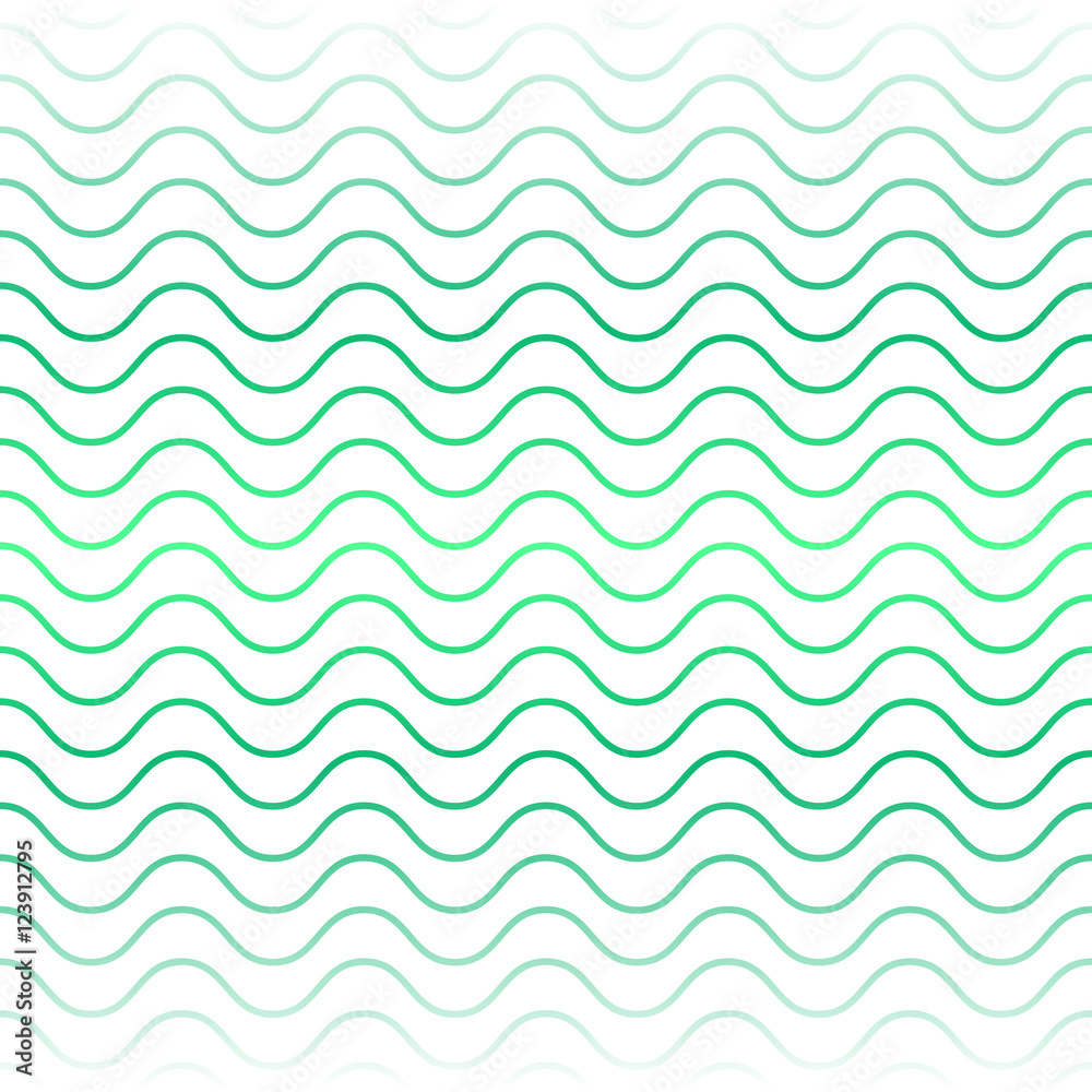 Summer  pattern with waves. Vector seamless  background