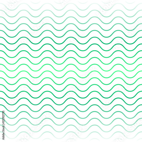 Summer pattern with waves. Vector seamless background