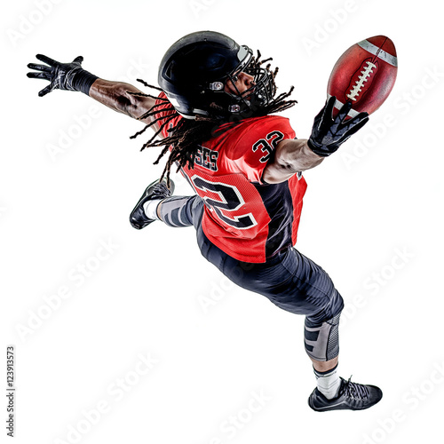 american football player man isolated