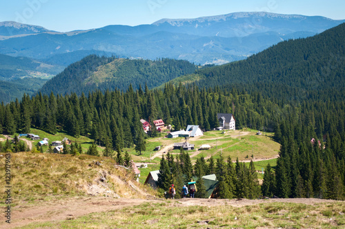 View on Drahobrat resort