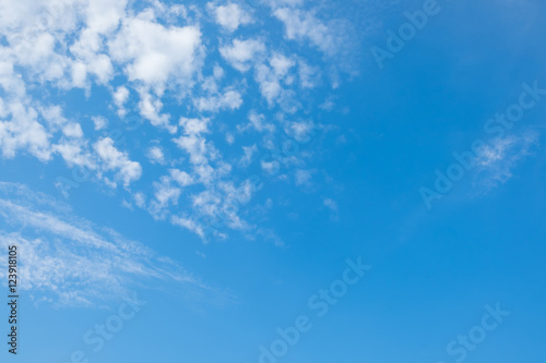 Fototapeta Naklejka Na Ścianę i Meble -  Blue sky with clouds. copy space.