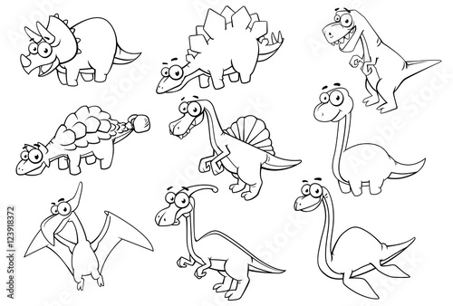 Collection of dinosaur