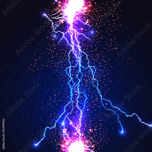 Lightning flash strike background easy all editable