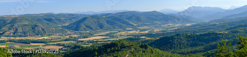 Aerial landscape of countryside at Provence, France