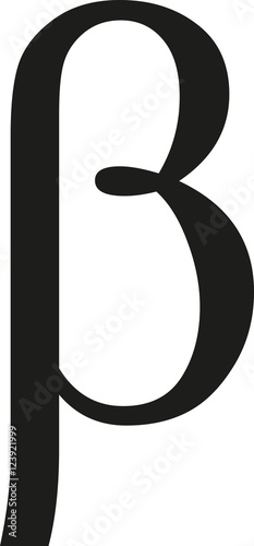 Greek beta sign