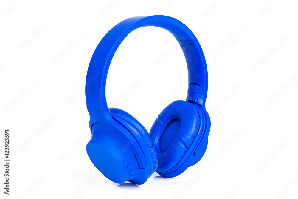 Brue headphone on white background. Brue headphone on white background.