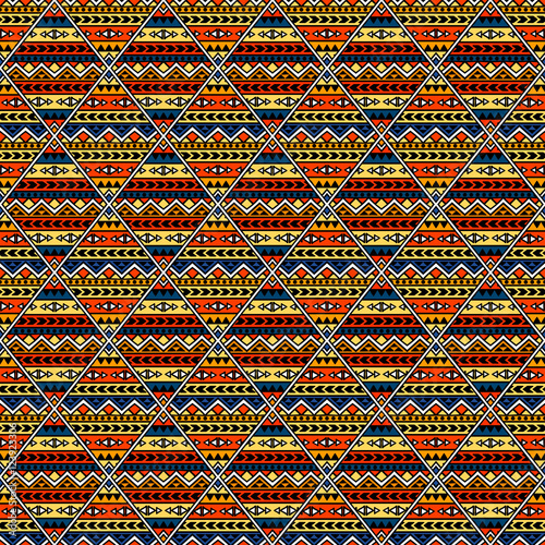 Aztec seamless pattern