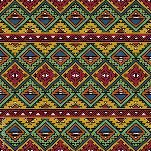 Aztec seamless pattern