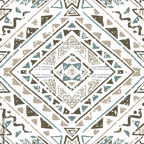 Aztec seamless pattern