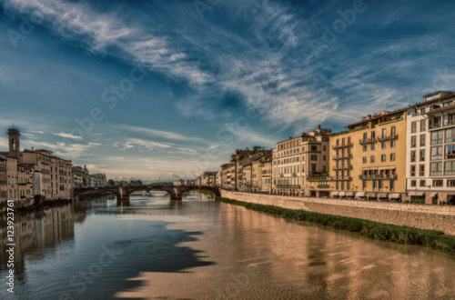 Old Bridge of Florence  Ponte Vecchio tourist attraction