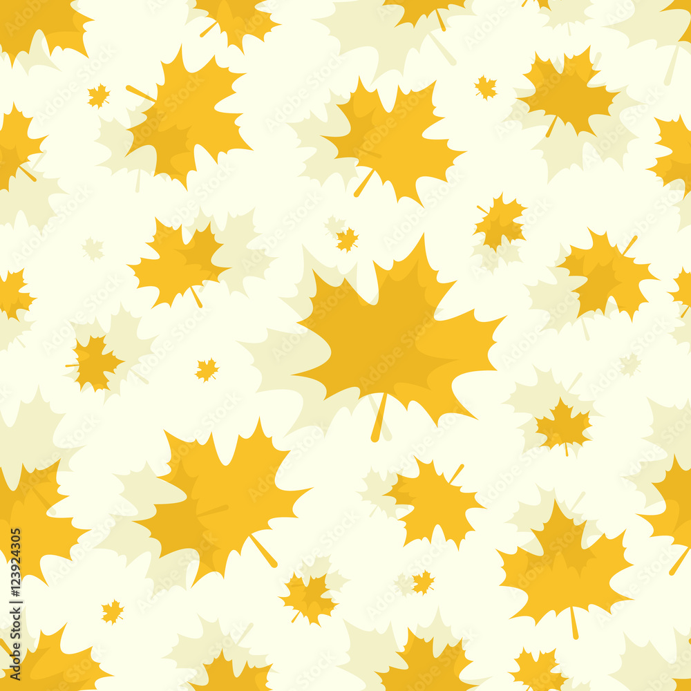 Abstract autumn seamless pattern.