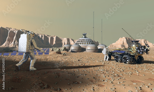 Fototapeta Naklejka Na Ścianę i Meble -  Mission Mars