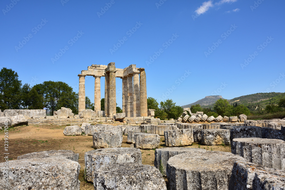 Temple of Zeus in Nemea, Greece