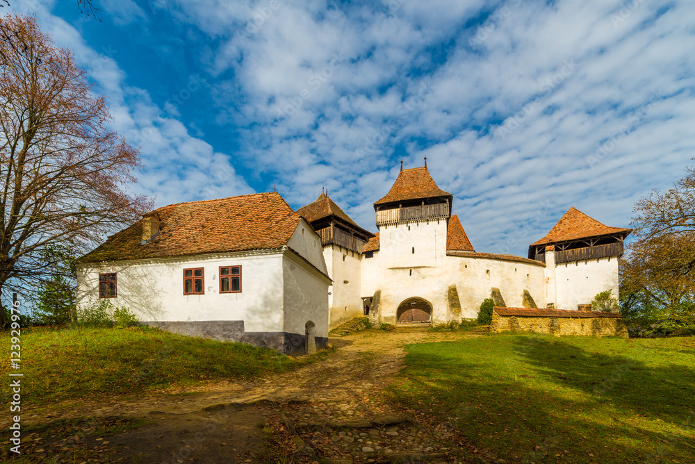 Fortified church in Viscri, Transylvania, Romania