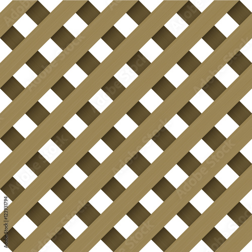 Seamless texture of wooden lattices or blinds bars. Vector graphics photo