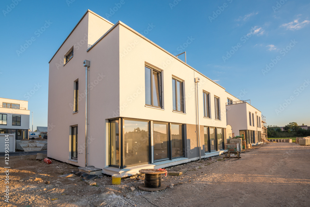 Moderne Cubushäuser, Baustelle Moderne Cubushäuser, Baustelle