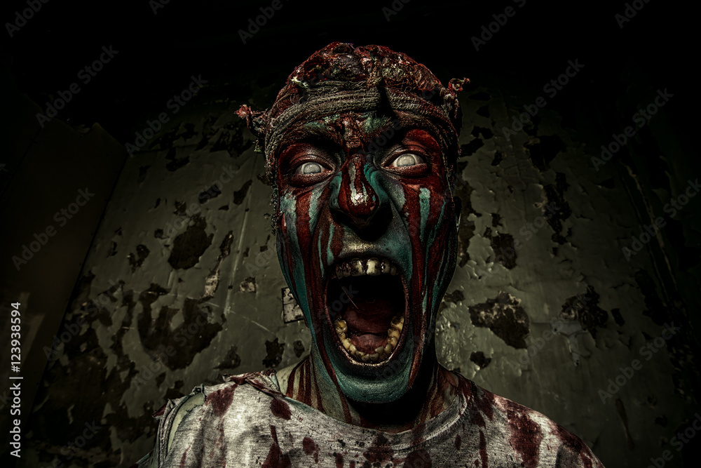 Obraz premium screaming zombies