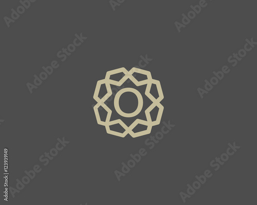 Premium number 0 logo icon vector design. Luxury jewelry frame gem edge logotype. Print figure stamp sign symbol.