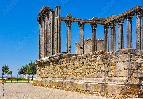 Fotografia Evora, Portugal, templo romano, Lusitania