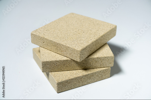 Termo Plate made of Mineral Vermiculite Samples for Production.