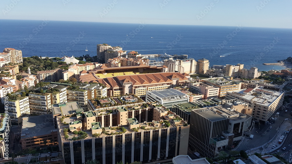 Monaco stadium landscape