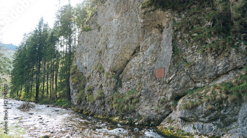 View of a Koscielisko Valley in polish Tatras Poland.
