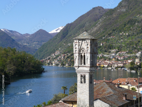 Santa Maria Maddalena church in Ossuccio on Lake Como