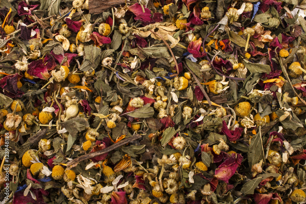 summery herbal blossom tea