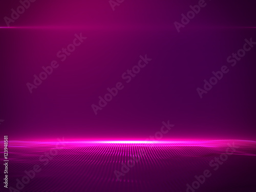 Beautiful Pink Particles with Lens Flare on Pink Gradient Color Background - Luxury Background Design Element