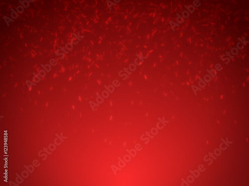 Beautiful Red Confetti on Red Gradient Color Background - Luxury Background Design Element