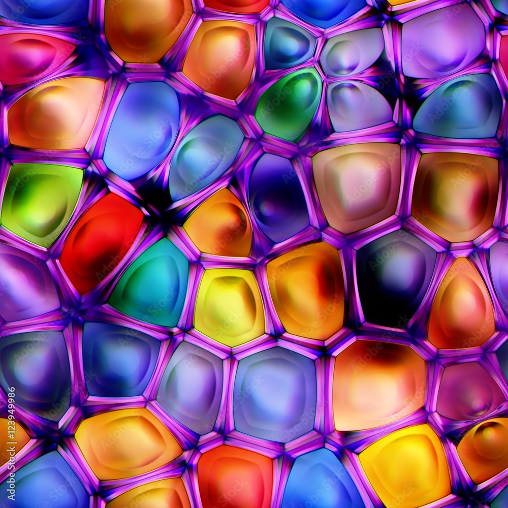 Seamless texture of abstract bright shiny colorful geometric shapes Seamless texture of abstract bright shiny colorful geometric shapes
